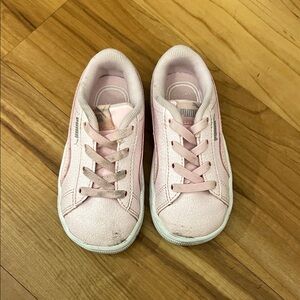 Pink PUMAS Kids Sneakers